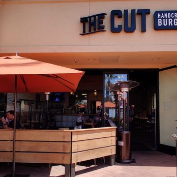 The Cut - The wooden dividers so you are in the restaurant but also outside. Fresh air is great - Burgers Near Me - Irvine, California The Cut - The wooden dividers so you are in the restaurant but also outside. Fresh air is great - Burgers Near Me - Irvine, California