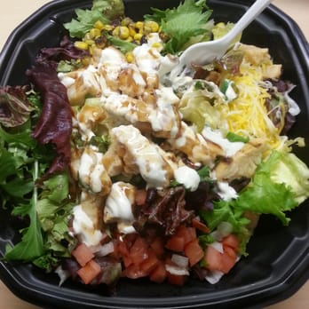 Carl's Jr - Grilled barbecue chicken salad. - Fast Food Near Me - San Bruno, California