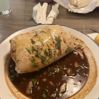 Mrs. Taco - Tasty burrito in front. Traditional Burrito in back - Latin American Near Me - Andover, Minnesota
