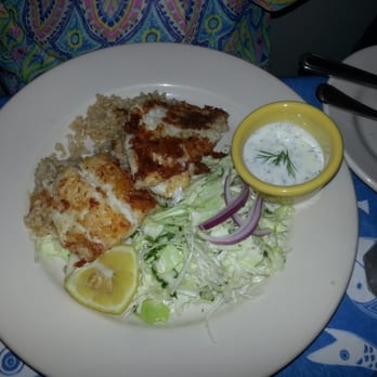Louisa's - Flounder w dill, yogurt sauce - Seafood Near Me - Cape May, New Jersey