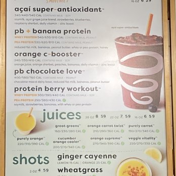 Jamba - Power smoothie, juices, shots menu - Juice Bars & Smoothies Near Me - Torrance, California Jamba - Power smoothie, juices, shots menu - Juice Bars & Smoothies Near Me - Torrance, California