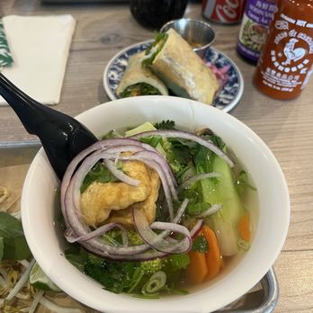 Pho Saigon Pearl - Vegetarian Pho lunch special portion - Vietnamese Near Me - Los Angeles, California