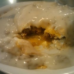 Farmer's Plate Hometown Cafe - Chicken fried steak breakfast