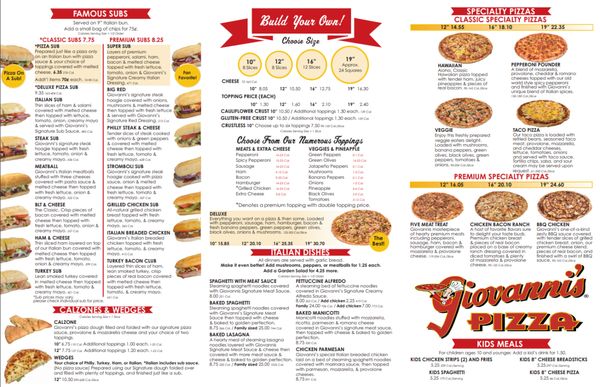 Menu photo 2 Giovanni's Pizza South Williamson, KY