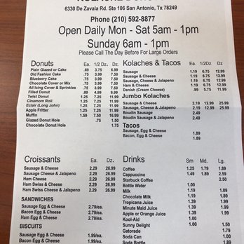 Kolache Donuts - Donuts Near Me - San Antonio, Texas