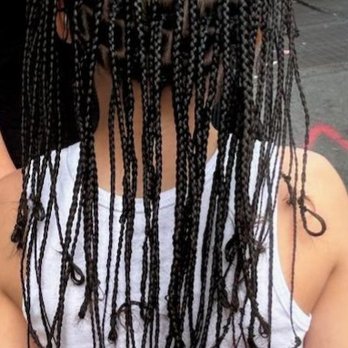 Frances' Hair Studio - Box braids neatly placed. - Hair Stylists Near Me - Yonkers, New York Frances' Hair Studio - Box braids neatly placed. - Hair Stylists Near Me - Yonkers, New York
