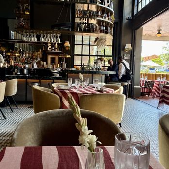 Alphabet Bar & Grill - Inside looking out. - Wine Bars Near Me - Los Angeles, California