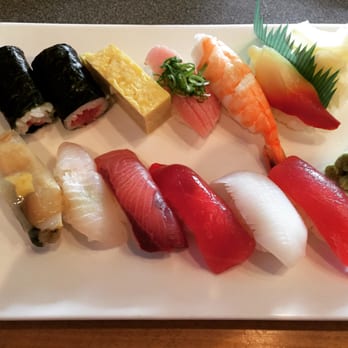 Maguro-Ya - Chef-recommended nigiri w/ tamago and 2 small tuna rolls - Japanese Near Me - Honolulu, Hawaii Maguro-Ya - Chef-recommended nigiri w/ tamago and 2 small tuna rolls - Japanese Near Me - Honolulu, Hawaii
