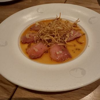 Matsuhisa - Albacore with crispy onion - Sushi Bars Near Me - Beverly Hills, California Matsuhisa - Albacore with crispy onion - Sushi Bars Near Me - Beverly Hills, California