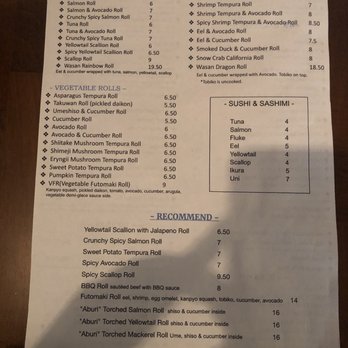 Wasan Brooklyn - Back of menu - Japanese Near Me - Brooklyn, New York Wasan Brooklyn - Back of menu - Japanese Near Me - Brooklyn, New York