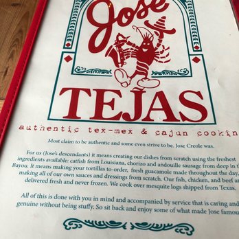 Jose Tejas - Menu - Tex-Mex Near Me - Fairfield, New Jersey Jose Tejas - Menu - Tex-Mex Near Me - Fairfield, New Jersey