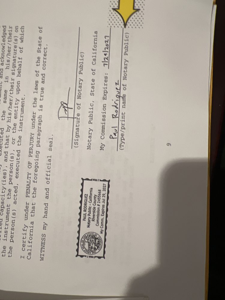 PAUL’S NOTARY SERVICE Updated September 2024 Temecula, California