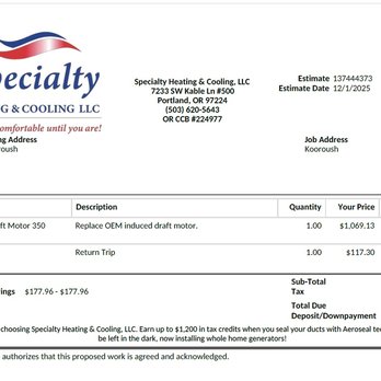 Specialty Heating & Cooling - Heating & Air Conditioning/HVAC Near Me - Portland, Oregon