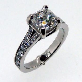 The Diamond Specialists - Custom Manufactured setting - Jewelry Near Me - Honolulu, Hawaii