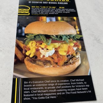 BIN 4 Burger Lounge - Menu April 2023 - Burgers Near Me - Burnaby, British Columbia BIN 4 Burger Lounge - Menu April 2023 - Burgers Near Me - Burnaby, British Columbia