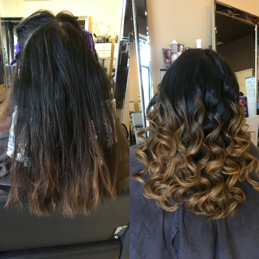 Lavish Beauty Lounge - Yes honeyy! Sara whipped my hair back into shape and shine! My first time doing a balayage and love how it turned out. Natural color on top. - Blow Dry/Out Services Near Me - Burbank , California