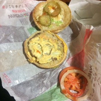 Burger King - Small patty that's smaller than the tomatoe and onion ring. Costed 2.29 a piece. - Burgers Near Me - Houston, Texas Burger King - Small patty that's smaller than the tomatoe and onion ring. Costed 2.29 a piece. - Burgers Near Me - Houston, Texas