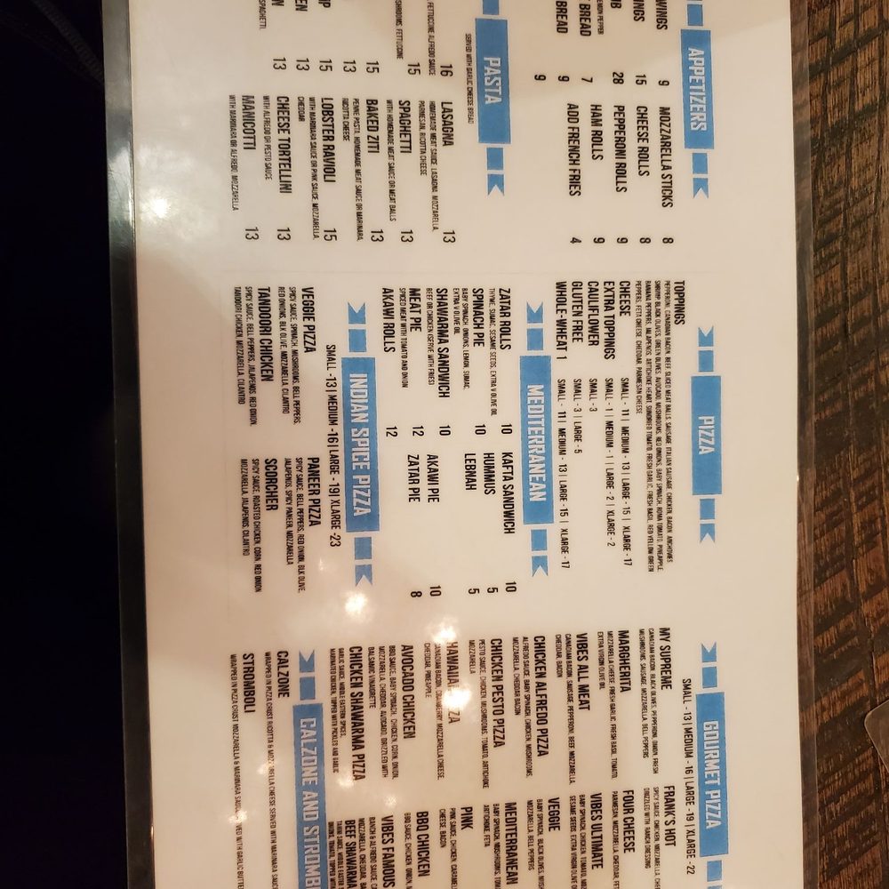 Pizza Vibes - Menu - Pizza Near Me - The Colony, Texas