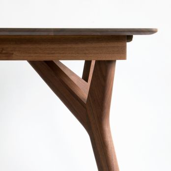 Snacks Modern - Handcrafted Modern Walnut Wishbone Dining Table by Snacks Modern - Antiques Near Me - Milwaukee, Wisconsin Snacks Modern - Handcrafted Modern Walnut Wishbone Dining Table by Snacks Modern - Antiques Near Me - Milwaukee, Wisconsin