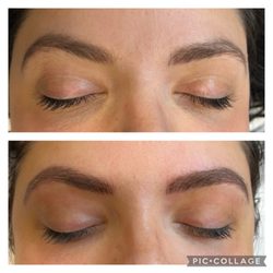 The Foxy Hi-Brow - Combo Brows. The goal was natural and fluffy.