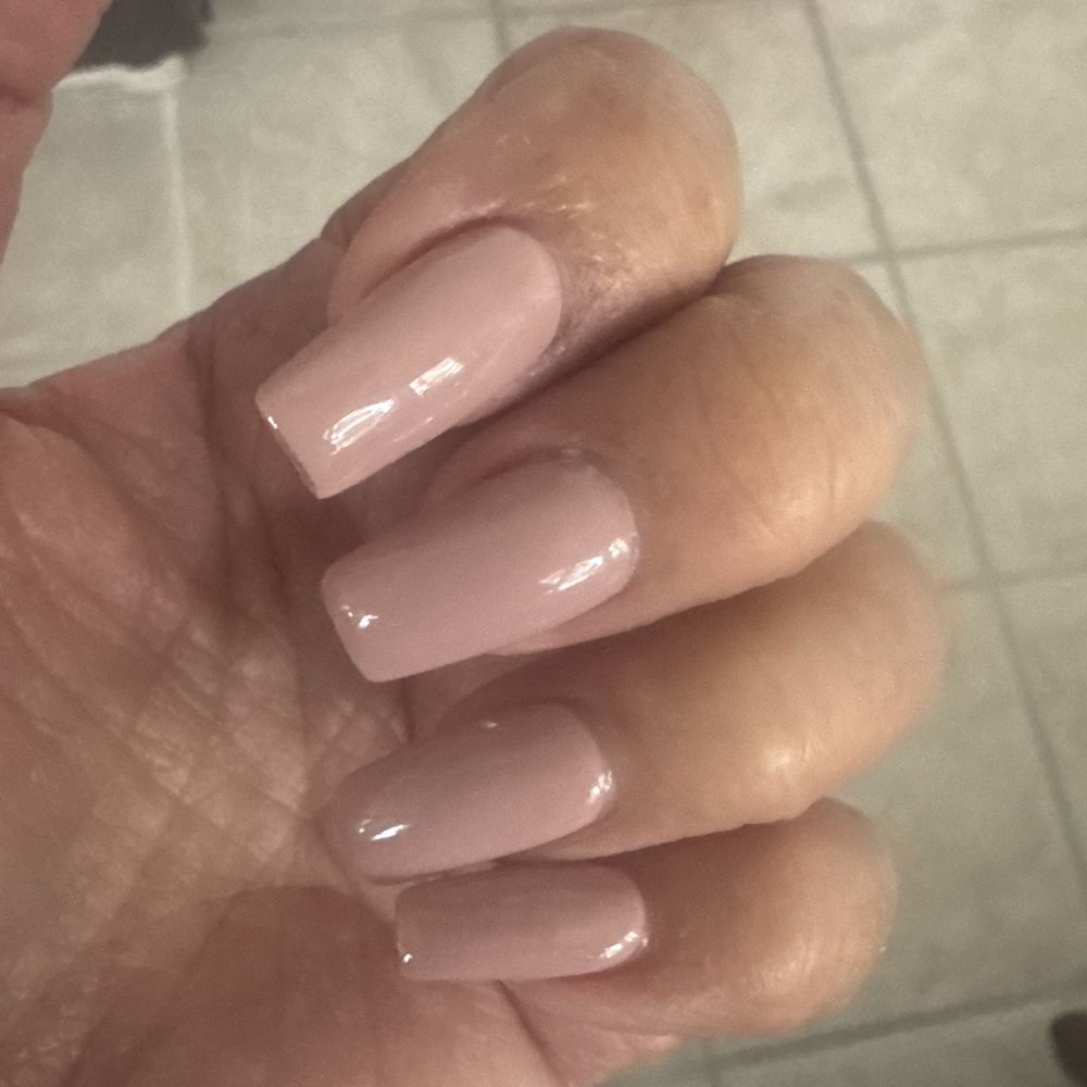 Acrylic gel fill nude color