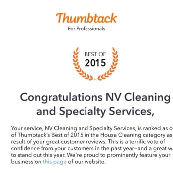 NV Cleaning & Specialty Services - NV Cleaning was awarded Best of 2015 based on customer reviews! - Home Cleaning Near Me - Irving, Texas NV Cleaning & Specialty Services - NV Cleaning was awarded Best of 2015 based on customer reviews! - Home Cleaning Near Me - Irving, Texas
