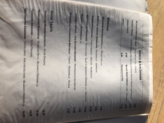 Menu photo 1 Strandrestaurant Badezeit Westerland - Sylt, SH