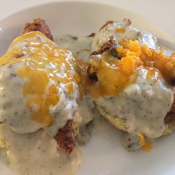 Big Bad Breakfast - Greystone - Biscuits and gravy with fried chicken. Yes please ! - Breakfast & Brunch Near Me - Birmingham, Alabama Big Bad Breakfast - Greystone - Biscuits and gravy with fried chicken. Yes please ! - Breakfast & Brunch Near Me - Birmingham, Alabama