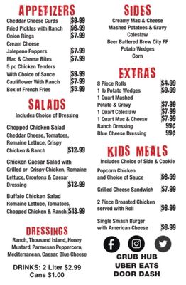 Menu photo 3 The Bird Cudahy, WI