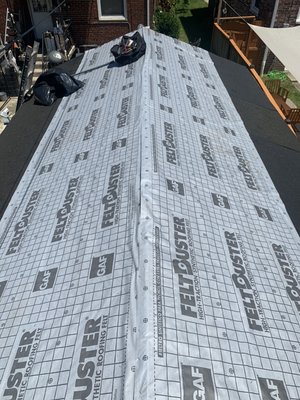 During and After Roofing Job - During and after a roofing job During and After Roofing Job - During and after a roofing job
