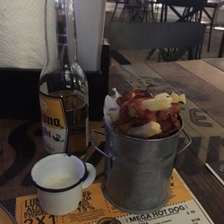 Papas con tocino