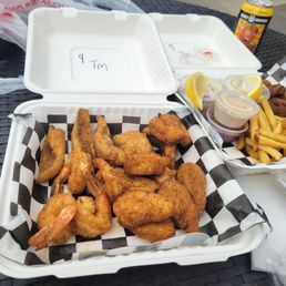 This is $50 worth of food supposed to feed 2 with supposed to be 2 of every type of fish on the menu. Moat pieces were nugget sized This is $50 worth of food supposed to feed 2 with supposed to be 2 of every type of fish on the menu. Moat pieces were nugget sized