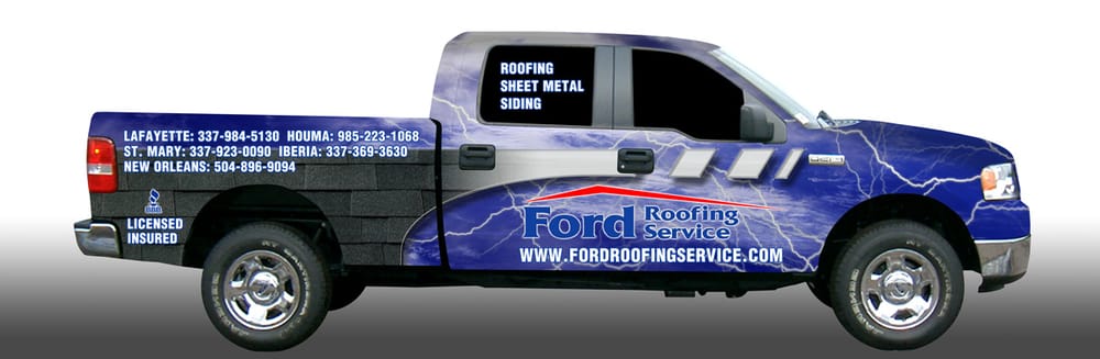 Slide of Ford Roofing Service