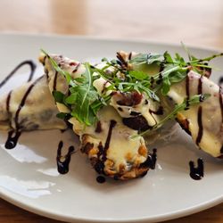 The Reef - Sun dried tomato and olive foccacia pizza bites. One of the daily specials