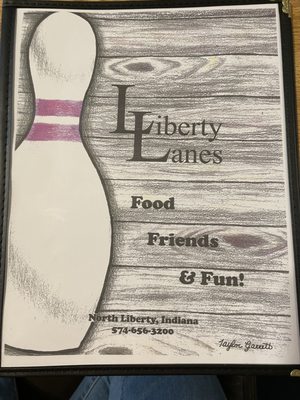 Menu photo 2 Liberty Lanes North Liberty, IN Menu photo 2 Liberty Lanes North Liberty, IN