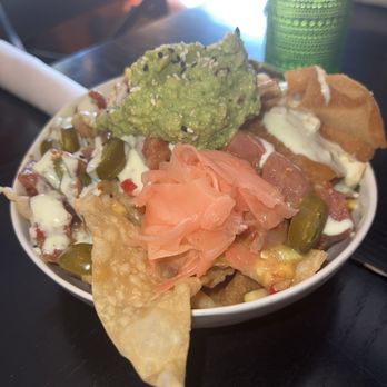 Salted. On The Harbor - Tuna Poke Nachos - American Near Me - Northport, New York