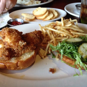 J. Alexander's - Open face fish sandwich - New American Near Me - San Antonio, Texas J. Alexander's - Open face fish sandwich - New American Near Me - San Antonio, Texas