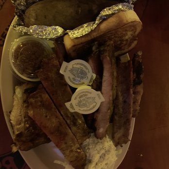 Shorty's Bar-B-Q - Spare ribs with baked sweet potato and babyback ribs - Barbeque Near Me - Miami, Florida Shorty's Bar-B-Q - Spare ribs with baked sweet potato and babyback ribs - Barbeque Near Me - Miami, Florida