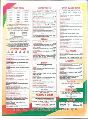Menu photo 7 Olli Olive Pizza Lauderhill, FL