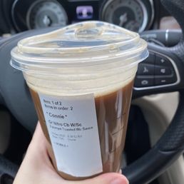 Nitro cold Brew minus the sweet cream