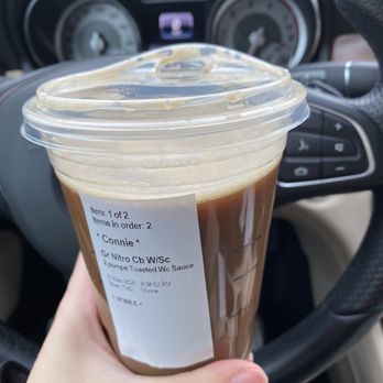Starbucks - Nitro cold Brew minus the sweet cream - Coffee & Tea Near Me - Alexandria, Virginia