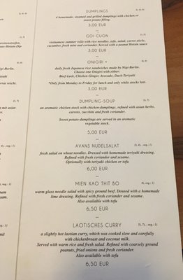 Menu photo 4 Avan Berlin, BE