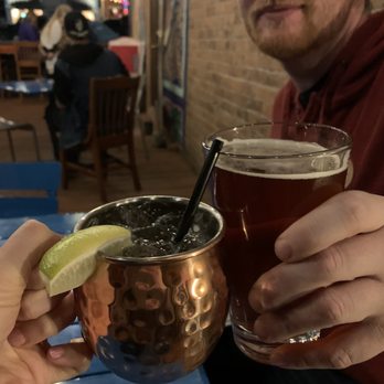 Full Tilt Saloon - Moscow mule and a beer - Breakfast & Brunch Near Me - Ridgway, Colorado