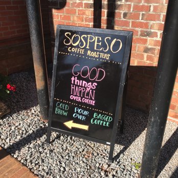 Sospeso Coffee Roasters - a chalk board sign - Coffee Roasteries Near Me - Waxhaw, North Carolina Sospeso Coffee Roasters - a chalk board sign - Coffee Roasteries Near Me - Waxhaw, North Carolina