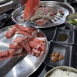 Gangnam Korean BBQ - This is 4 servings of beef brisket.