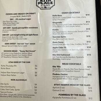 Etta Place Cidery & Taproom - Cideries Near Me - Torrey, Utah