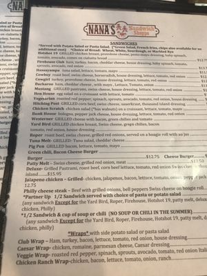 Nana's Sandwich Shoppe by null