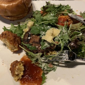 The Local - Veggie burger with house salad on the side. Yummy! - Breakfast & Brunch Near Me - Neptune Beach, Florida The Local - Veggie burger with house salad on the side. Yummy! - Breakfast & Brunch Near Me - Neptune Beach, Florida