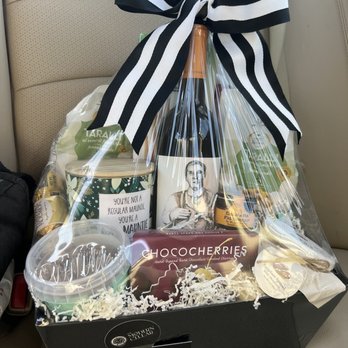 Modern Cellar - I Created a custom wine and goodies basket for Mother's Day. Wine, cheese crackers, eggplant, cookies etc. it was a huge hit. - Wine Tasting Room Near Me - Cypress, California Modern Cellar - I Created a custom wine and goodies basket for Mother's Day. Wine, cheese crackers, eggplant, cookies etc. it was a huge hit. - Wine Tasting Room Near Me - Cypress, California