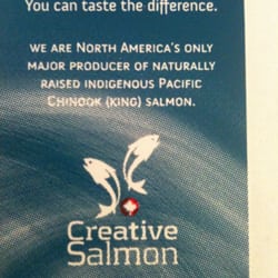 Creative Salmon - Other side of tag.